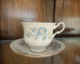 Gainsborough Bone China Teacup and Saucer Set