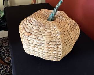 Woven Hyacinth Pumpkin Decor