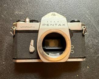 Asahi Pentax Spotmatic SP SLR Camera with Takumar or . Lens, Flash, and Accessories second image