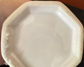 Vintage Capodimonte Style Porcelain Creamer with Applied Roses and Gold Trim