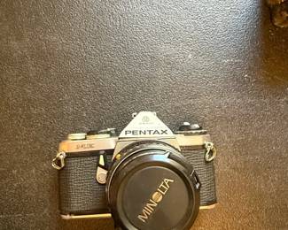 Asahi Pentax ME mm Film Camera with Minolta Lens Cap