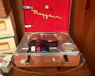 Mayfair Portable ReeltoReel Tape Recorder