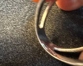 Oval Filigree Ring, Sterling Silver, Vintage Style