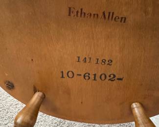 Ethan Allen Heirloom Maple Windsor Spindle Back Dining Chair