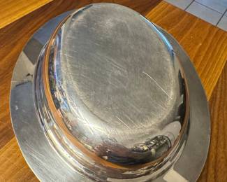 International Silver Company Silver Plated Rope Rim Oval Serving Tray