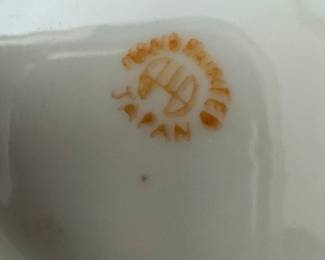 Hand Painted Japan Porcelain Teacup and Saucer Set