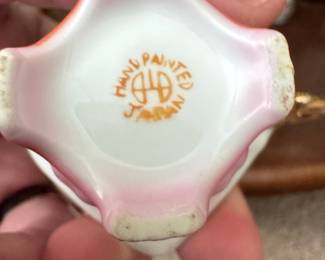 Hand Painted Japan Porcelain Teacup and Saucer Set