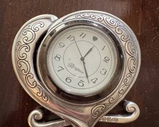 Brighton Penelope Heart Clock