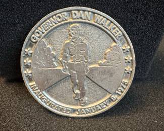 Governor Dan Walker Inaugural Medal