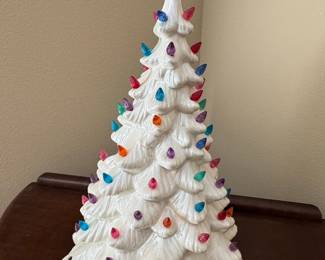 Vintage Ceramic Christmas Tree