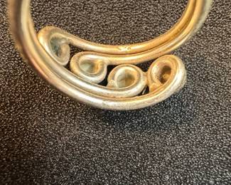 Vintage Sterling Silver "3 Balls in Slots" Ring