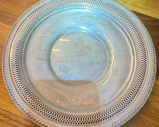 Broger's Silver Co. Silver-Plated Copper Tray