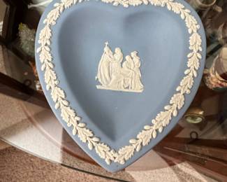 Wedgwood Jasperware Heart Trinket Dish