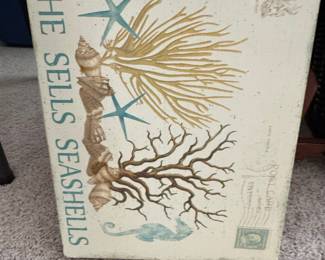 She Sells Seashells Coastal Wall Art