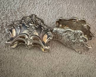 Ornate Sterling Silver Napkin Rings (Set of 2)