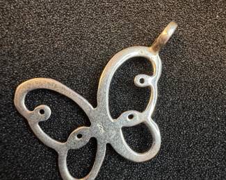 James Avery Sterling Silver Butterfly Pendant
