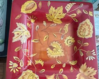 Gates Ware Decorative Square Plate