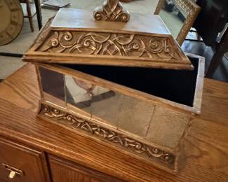Stratford Home Decorative Mirrored Jewelry Box