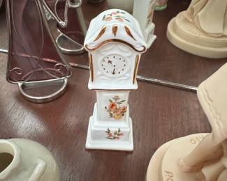 Aynsley "1775" Miniature Grandfather Clock Figurine
