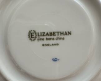 Elizabethan Fine Bone China Teacup and Saucer Set