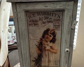 B.T. Babbitt's Best Soap and Soap Powder Advertising Cabinet