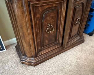 Vintage Drexel Heritage Flip Top Server Cabinet