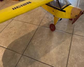 Yellow Piper J Cub RC Airplane second image