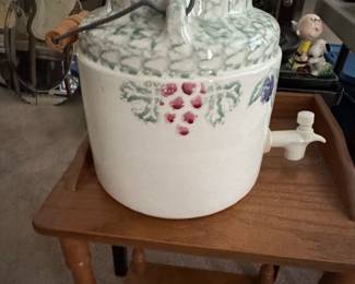 Pfaltzgraff "Jamberry" Stoneware Water Cooler Jug