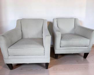 Pair Contemporary Arm Chairs bid #2