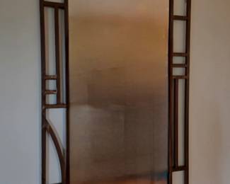 Arts & Crafts Inspired Steel Mirror bid #5