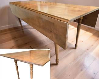 Drop-Leaf Harvest Table