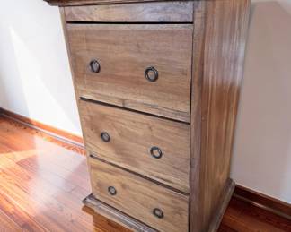 Indonesian Mahogany 3-drwr Chest bid #3