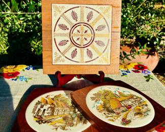 Vintage Ceramic Trivets