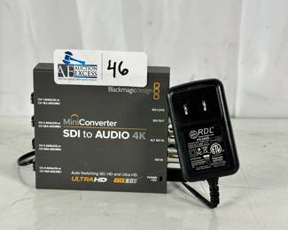 Blackmagic Design Mini Converter SDI to Audio 4K w/ Power Supply