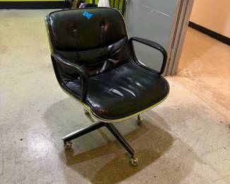 Knoll Charles Pollock Executive Chair 4 Star Swivel Base, Original Design