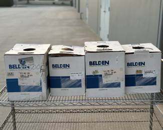 Lot of 4 Belden 8723 060 (CHR) Communication Cable Shielded 22 AWG