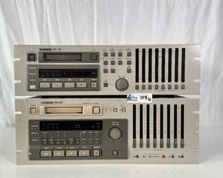 Lot of 2 Tascam, Tascam DA-38 & Tascam DA-88 Multitrack Recorders