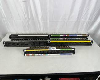 Lot of 5 ADC Video Patchbay Patch Panels Including ADC PPE15232-MVJ-BK
