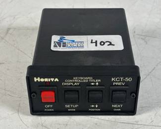 Horita KCT-50 RARE Keyboard Controlled Titler