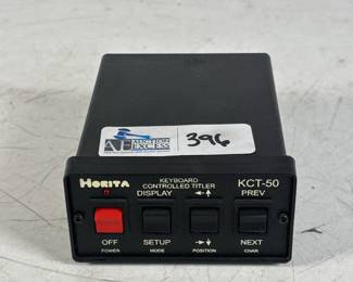 Horita KCT-50 RARE Keyboard Controlled Titler