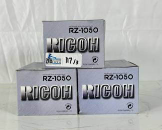 Lot of 3 Ricoh RZ-1050 35mm AF Compact Cameras, New, Old Stock