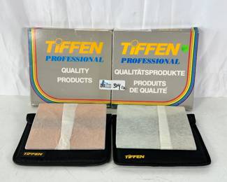 Lot of 2 Tiffen 6.6x6.6 Coral Filters, Appears New, Old Stock