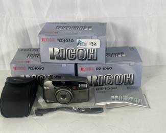 Lot of 3 Ricoh RZ-1050 35mm AF Compact Cameras, New, Old Stock