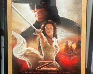 The Legend of Zorro (2005) Original Theatrical Poster, Framed, Signed