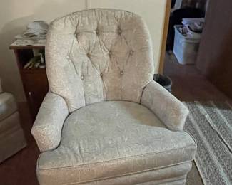 2 matching swivel chairs