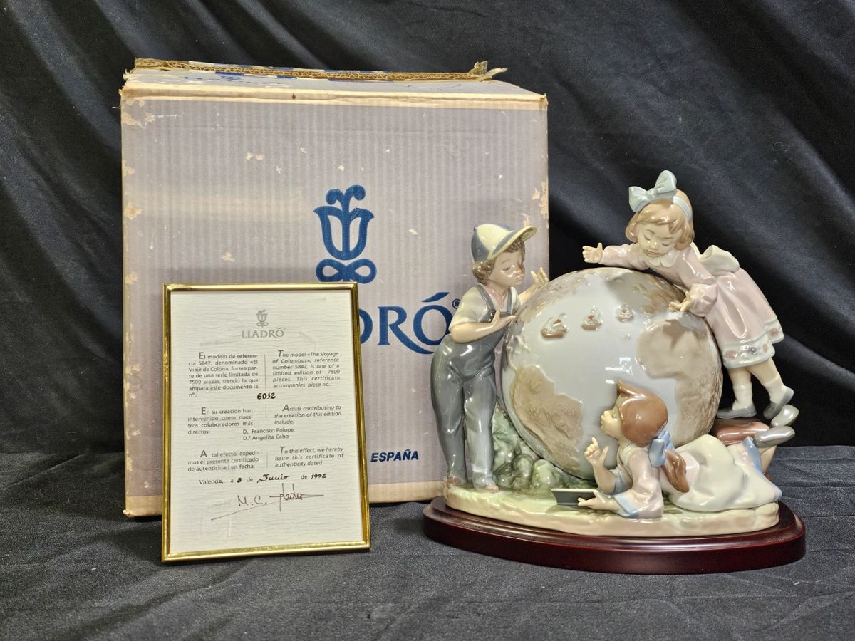 Lladró #5847, "Voyage of Columbus" Limited Ed.