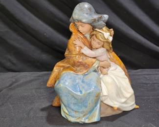  Lladró Figurine 2206 Sisterly Love Gres Retired
