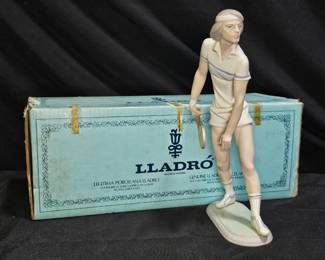 Lladró figurine Male Tennis Player #1426
