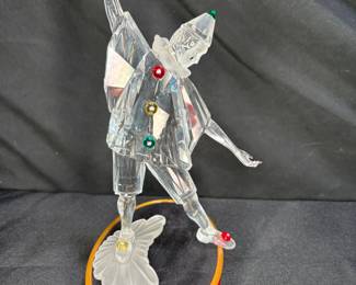 Swarovski Crystal1999 Masquerade Pierrot Figurine
