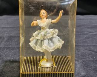 Vtg Dreseden Porcelain Lace Ballerina
